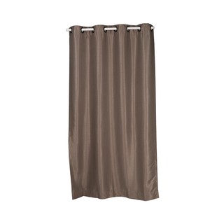   ม่านEYELET SILKY UV 140X220 น้ำตาล HOME LIVING STYLE