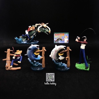 กาชาปอง เจ้าหนูสิงห์นักตก Fishing Boy Fisherman Sanpei Tsurikichi Sanpei Fishing Scene Collection Gashapon