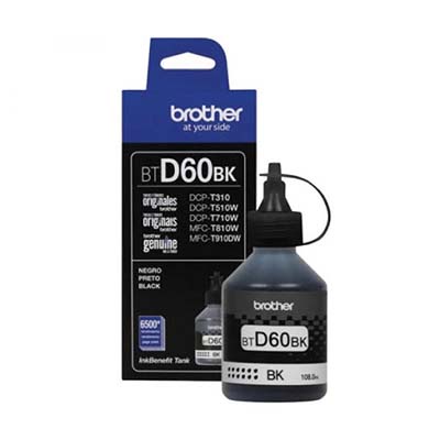 Brother BT-D60BK หมึกเติมสีดำ ของแท้