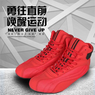 Suede Breathable Net Boxing Shoes Men s Wrestling Professional Fighting Training Sanda and Women