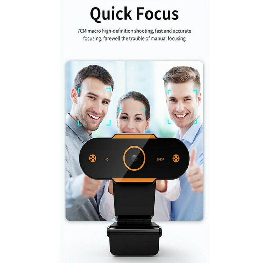 HD Gaming Webcam 1080P with Microphone USB 2.0 60 fps PC Streaming Web Camera For Office Meeting Home 3zkk #8