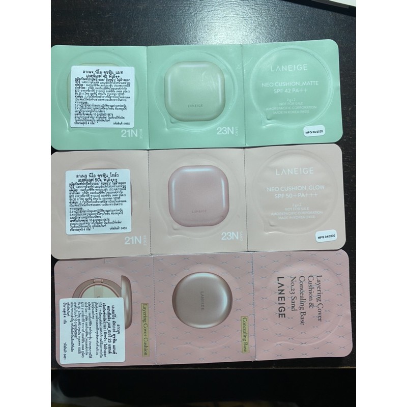 tester set neo cushion laneige ของใหม่ แท้