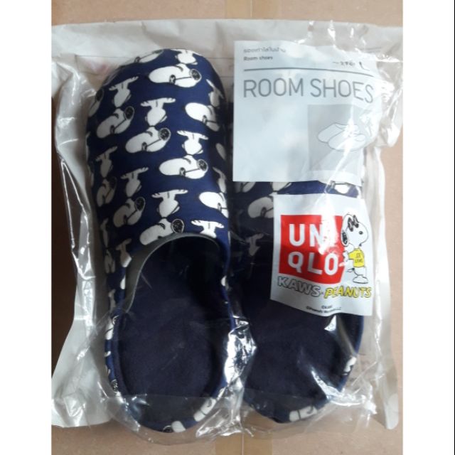 *มือหนึ่ง* Uniqlo Kaws x Peanuts Snoopy Room Shoes Size L 27 cm รองเท้าแตะ ยูนิโคล่ สนูปปี้ สนุปปี้ 