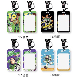 【3】กระเป๋าใส่บัตรประจําตัวประชาชน ลายการ์ตูน Toy Story สําหรับเด็กนักเรียน