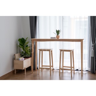 โต๊ะบาร์ ไม้ยางพาราทั้งตัว ใช้ไม้จริงทั้งตัว แข็งแรง ดีไซน์ส…