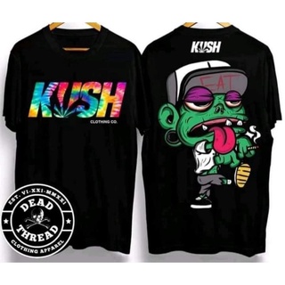 เสื้อวินเทจผญ - เสื้อยืดสําหรับผู้ชาย☁เสื้อยืด L.KUSH COLORED FRONT DESIGN สําหรับผู้ชาย/เสื้อยืดสํ