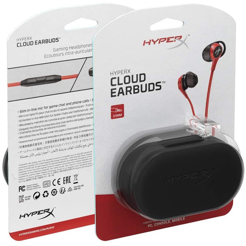 HyperX Cloud Earbuds II– Gaming Headphones with Mic 3.5(หูฟัง) Gaming Headphones