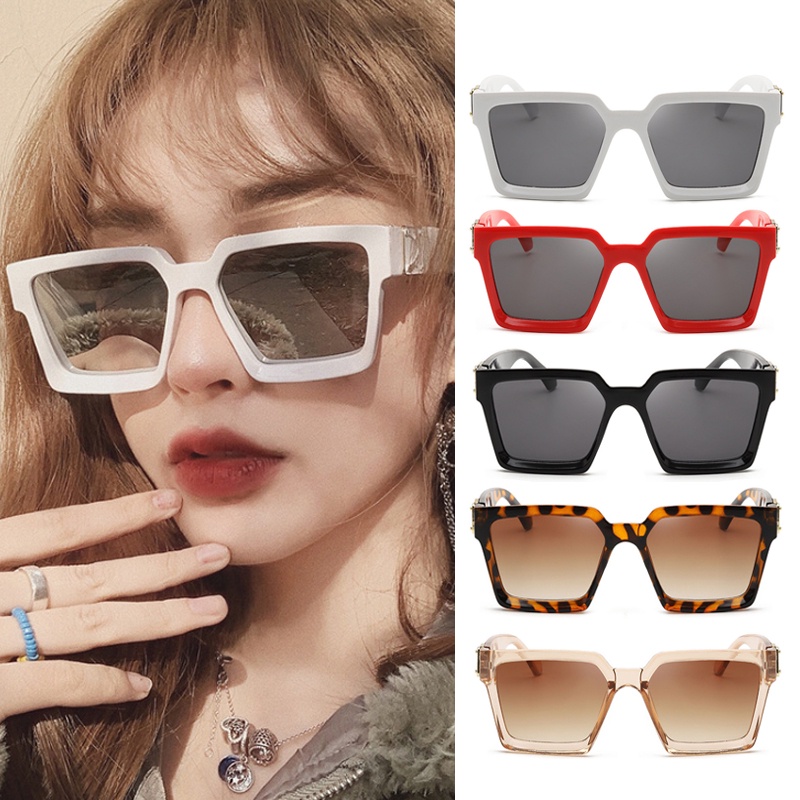 UV400 แว่นกันแดดแฟชั่น ป้องกัน สำหรับผู้หญิง