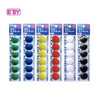 เม็ดแม่เหล็ก “E’SY” 30 mm. (แผง/6 ชิ้น)
