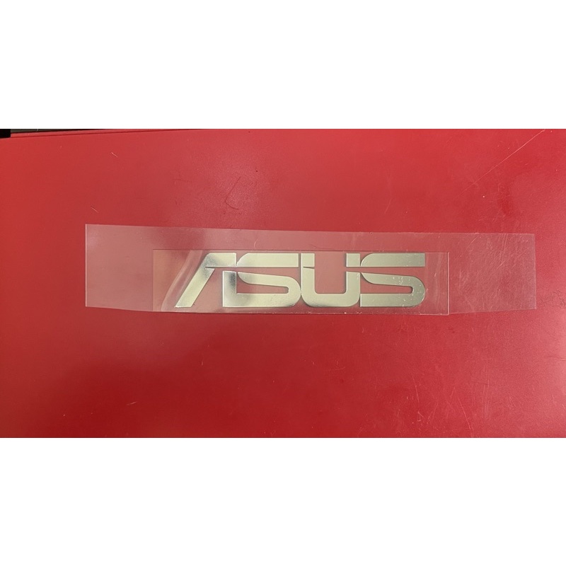 สติ๊กเกอร์โลโก้ Asus 5.5x1.2cm สีเงินเดิม