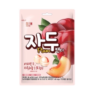 พร้อมส่ง 자두 캔디 ลูกอมรสพลัม Haitai Plum Flavored Plum Candy 90g