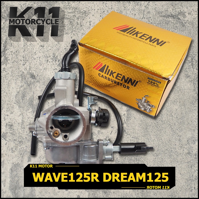 คาร์บูเรเตอร์ Wave125R Dream125 งานชุบคุณภาพดี จูนง่าย อะไหล่ครบชุด