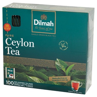 ✨นาทีทอง✨ ดิลมา ชาเพียว ซีลอนที 100 ซอง Dilmah Pure Ceylon Tea 100 Tea Bags