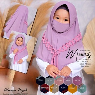 Hijab พาสต้าหวาน ORI ARETHA ทันที สําหรับเด็ก