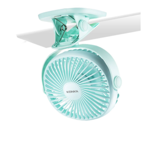 โปรโมชั่น : KONKA Ready Stock Mini USB Portable FAN 2 Speed with Clip