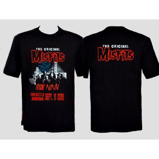 ใหม่เสื้อยืดลําลองแขนสั้นคอกลมพิมพ์ลาย original misfits orancle arena september 11 2022S-5XL