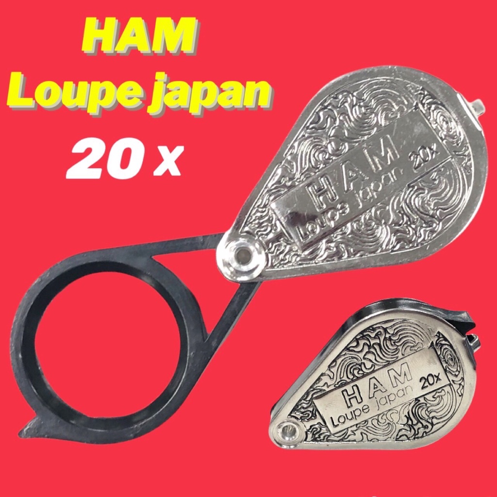 กล้องส่องพระ ยี่ห้อ HAM ลายไทย ขยาย 20 X เลนส์กระจก คุณภาพดี ส่องคมชัด ไม่เพี้ยน ขนาดพอดี วัสดุแข็งแรง