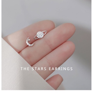 silver 925 ต่างหูเงินแท้ stars earring ราคาต่อ 1 คู่