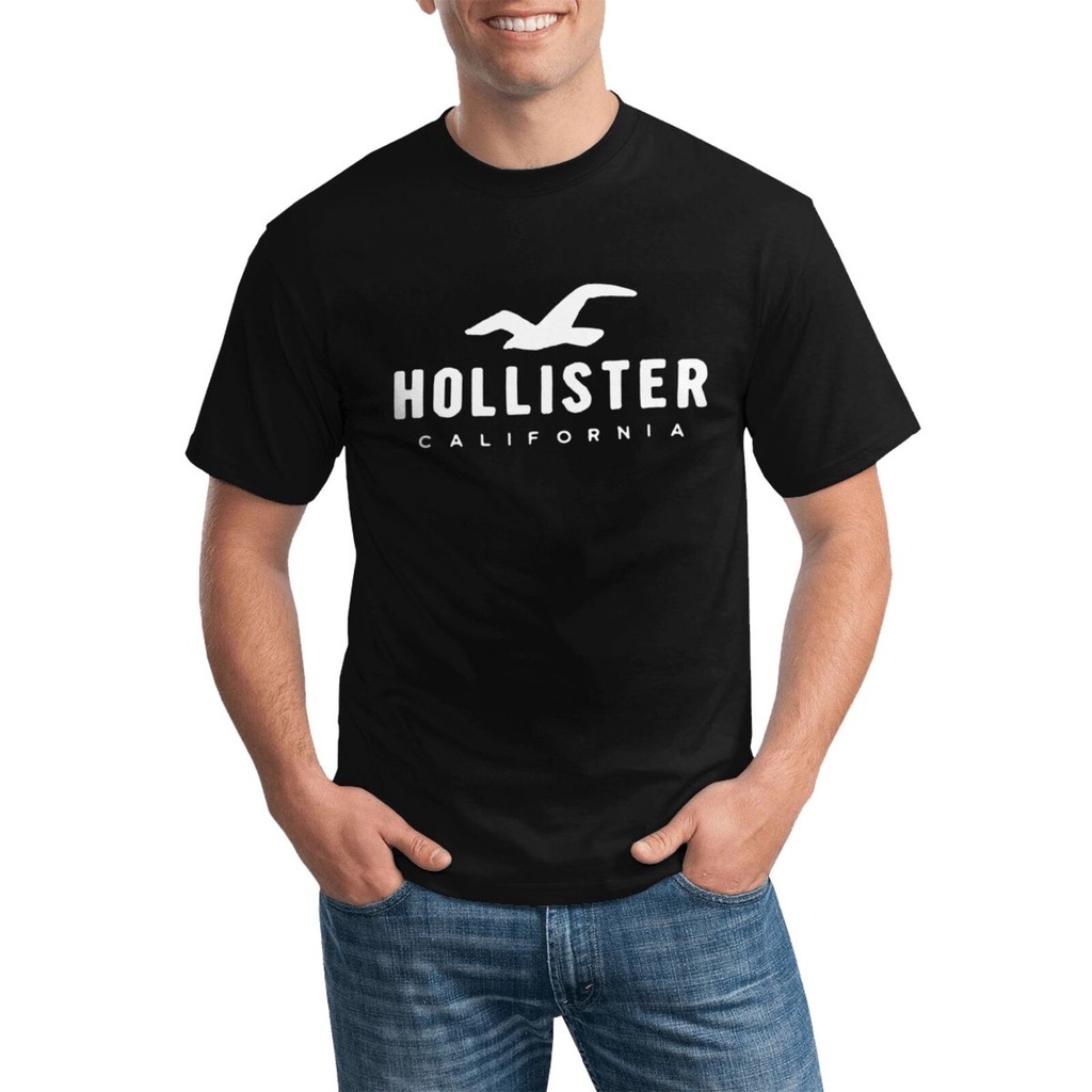 HOLLISTER 2022 Top Teeเสื้อยืดคุณภาพสูงHollister Appliqueโลโก้สีต่างๆที่มีอยู่