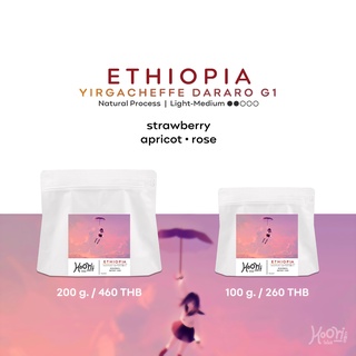 Ethiopia Yirgacheffe Dararo G1 - Natural Process - กาแฟคั่วอ่อนค่อนกลางเอธิโอเปียดาราโระ by Koori (โคโอริ)