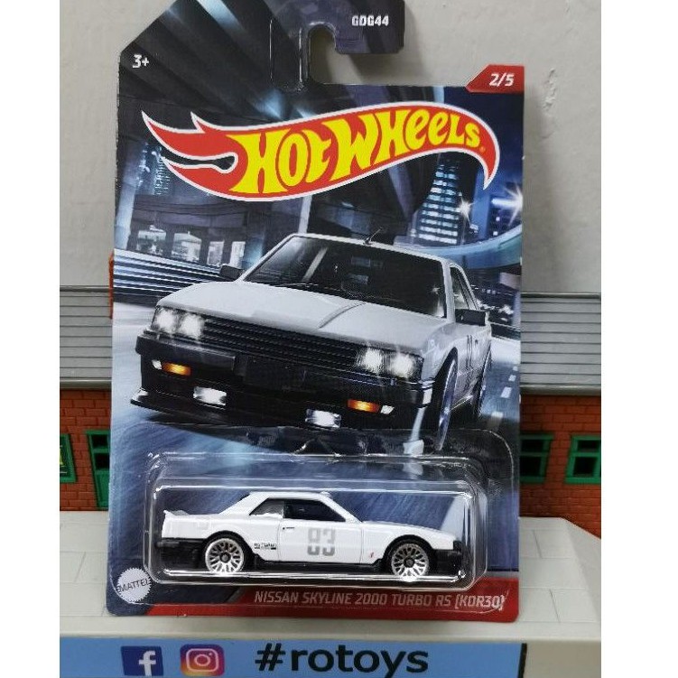 HOT WHEELS NISSAN SKYLINE 2000 TURBO RS R30 (KDR30) THEMED AUTOMOTIVE EXCLUSIVE SERIES