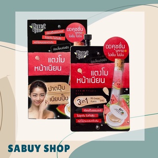 แท้-ส่งไว📢 (ยกกล่อง6ซอง) Face2Face Watermelon DD Cushion Cream เฟซทูเฟซ ดีดี คุชชั่น ครีม