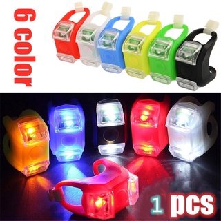 ใหม่โคมไฟ Led ซิลิโคนมีสีสันสําหรับติดรถจักรยานเรือเพื่อความปลอดภัย