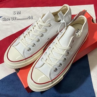 Converse All Star⭐️สีขาว รองเท้าคอนเวิร์ส แบบผ้าแคนวาส ✅พร้อมกล่อง+อุปกรณ์ครบ รองเท้าลำลองใส่ได้ทั้งผู้ชาย/ผู้หญิงUnisex