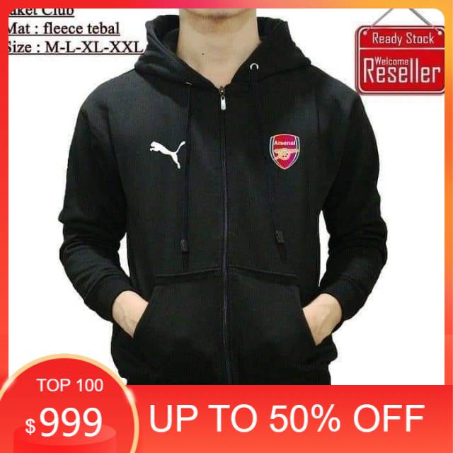 Arsenal ZIPPER FOOTBALL HOODIE CLUB JACKET
