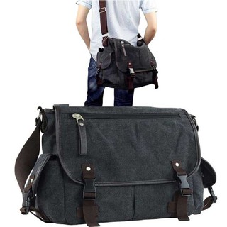 SM กระเป๋าผ้าแคนวาสแบบสะพายไหล่ สำหรับสุภาพบุรุษ รุ่น SG-203…