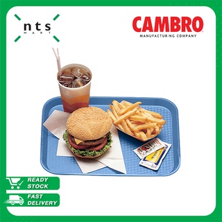 Cambro Fast Food Tray ถาดเสิร์ฟอาหาร  สีฟ้า รุ่น 1418FF-168