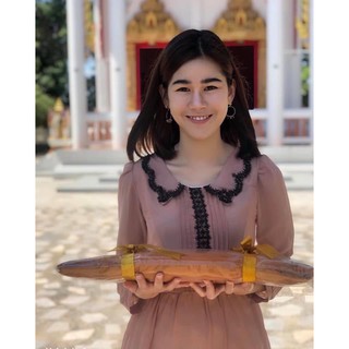 ชุดเดรสสุภาพแขนยาวใส่แล้วเรียบร้อยมาก