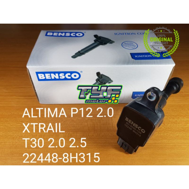 COIL IGNITION COIL XTRAIL T30 2.0CC 2.5CC SERANA C24 ALTIMA P12 2.0CC ต้นฉบับ BENSCO