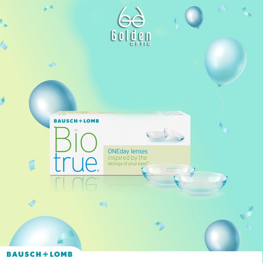[[ของแท้100%]] คอนแทคเลนส์รายวัน ไบโอทรู - Bio true Contact lens one day lenses