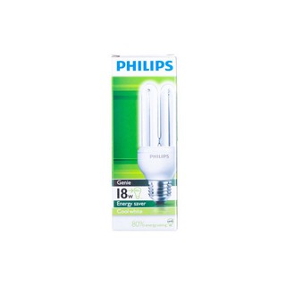 หลอดประหยัด GENIE 18W/COOLWHITE E27 PHILIPS | PHILIPS | GENIE 18W/CW E27 หลอดประหยัด หลอดไฟ Light Decoration On Sale หลอ