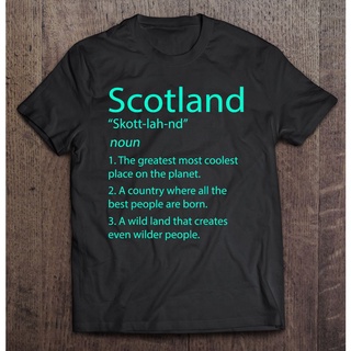 เสื้อยืด ลาย Scotland Definition สไตล์สก็อตแลนด์ ตลก