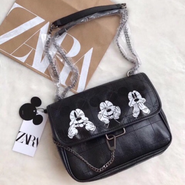 ขายที่แข็งแกร่ง ZARA CROSSBODY BAG กระเป๋าถือผู้หญิง
