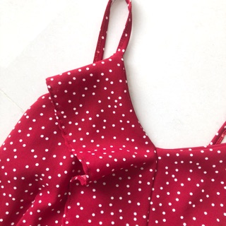 Dot Dress ยาว Free size