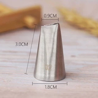 หัวบีบครีมเบอร์ 102 หัวบีบกลีบกุหลาบ PETAL TUBES ขนาดเล็ก