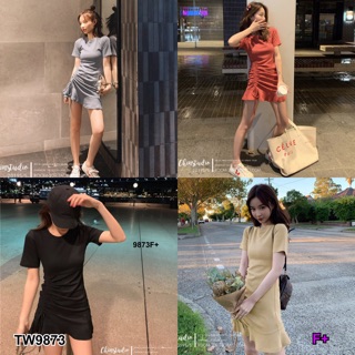 GN9873 Dress เดรสแขนสั้น