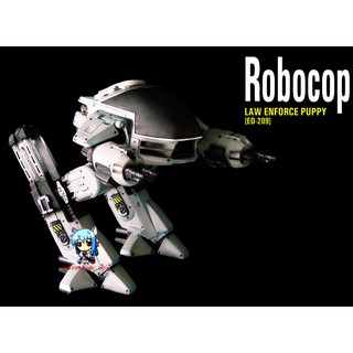 โรโบคอป  Robocop  ED-209  Law Enforce Puppy Robot 1/12 ไวนิล โมเดล ฟิกเกอร์ Vinyl model Figure