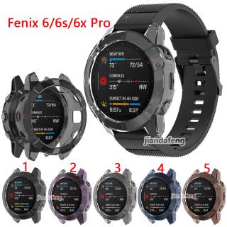 เคส TPU แบบใส ป้องกันหน้าปัด สําหรับ Garmin Fenix 6 / 6S / 6X Pro