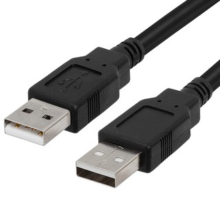 1m สายUSBตัวผู้ 2 หัว Type-A USB 2.0 สายเคเบิ้ล สายเชื่อมต่ออุปกรณ์ สำหรับ HDD ,card reader, printers ,cameras