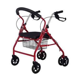 Premium six wheels Heavy Duty Adult Walker Rollator without footrest, with seat MTNG