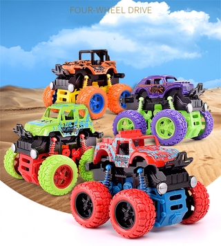 รถของเล่นเด็ก Monster Truck รถบิ๊กฟุตของเล่นสำหรับเด็ก รถออฟโรดเฉื่อย ของเล่นเด็กอ่อน รถโมเดล ตัวต่อของเล่น Itimtoys