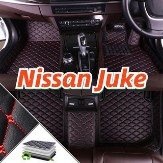 [พร้อมส่ง] สำหรับ  Nissan Juke  พรมปูพื้นรถยนต์ -3 ชิ้นกันน้ำกันฝุ่นกันกระแทกกันกระแทกด้านหน้าและด้านหลังพรมพรมหนัง PU