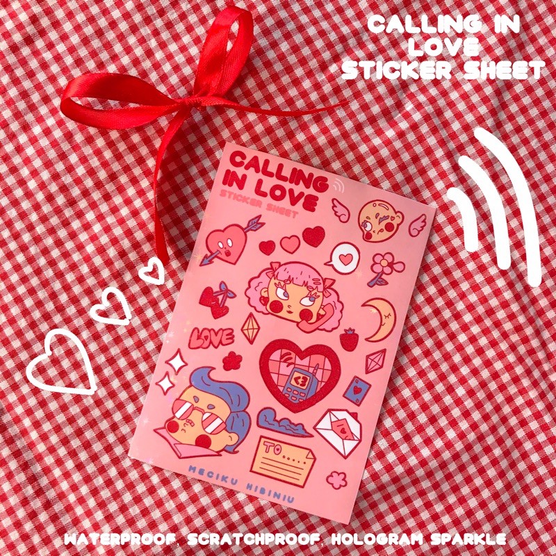 Calling In Love - แผ่นสติ๊กเกอร์
