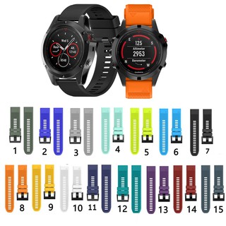 สายรัดซิลิโคนด่วนที่วางจำหน่ายสำหรับ Garmin Fenix 3 5X Plus 6x Pro
