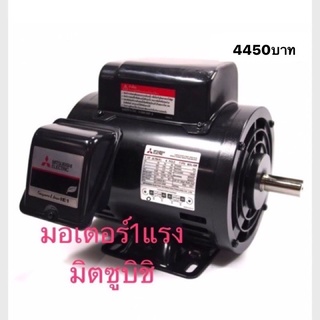 มอเตอร์ 1แรง  มิตซูบิชิ MITSUBISHI มอเตอร์ไฟฟ้า ต้นกำลัง 1HP มอเตอร์1แรง