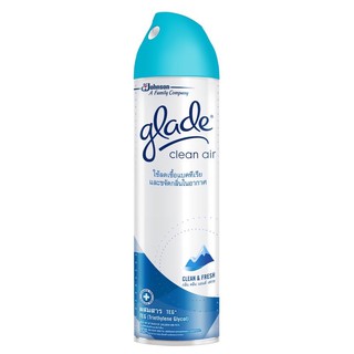 Glade clean air เกลด คลีนแอร์ แอนด์ เฟรช 320 มล. สเปรย์ปรับอากาศ ขจัดกลิ่นอับ